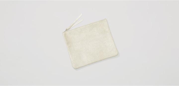 Lou & Grey Leather Foldover Clutch