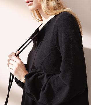 Lou & Grey Fab Cozy Tie Neck Top