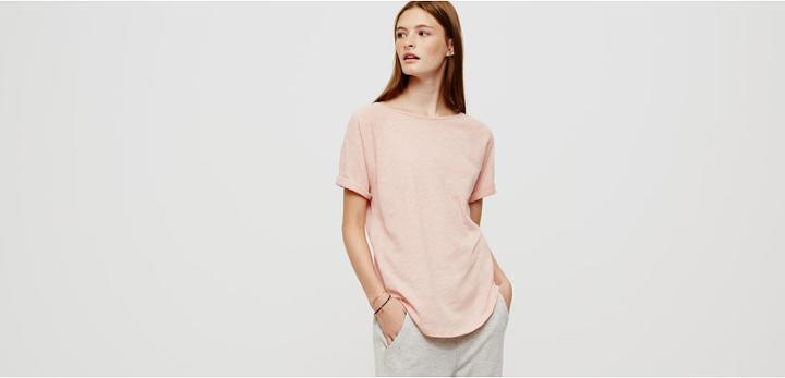 Lou & Grey Airy Cotton Boatneck Tee