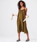 Lou & Grey Silk Strappy Racerback Dress