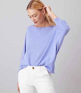 Lou & Grey Rolled Dolman Sweater