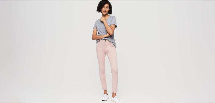 Lou & Grey Brushed Twill Skinny Jeans