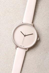Lulus Timeless Is More Beige Watch