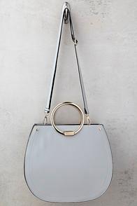 Melie Bianco Cameron Grey Handbag