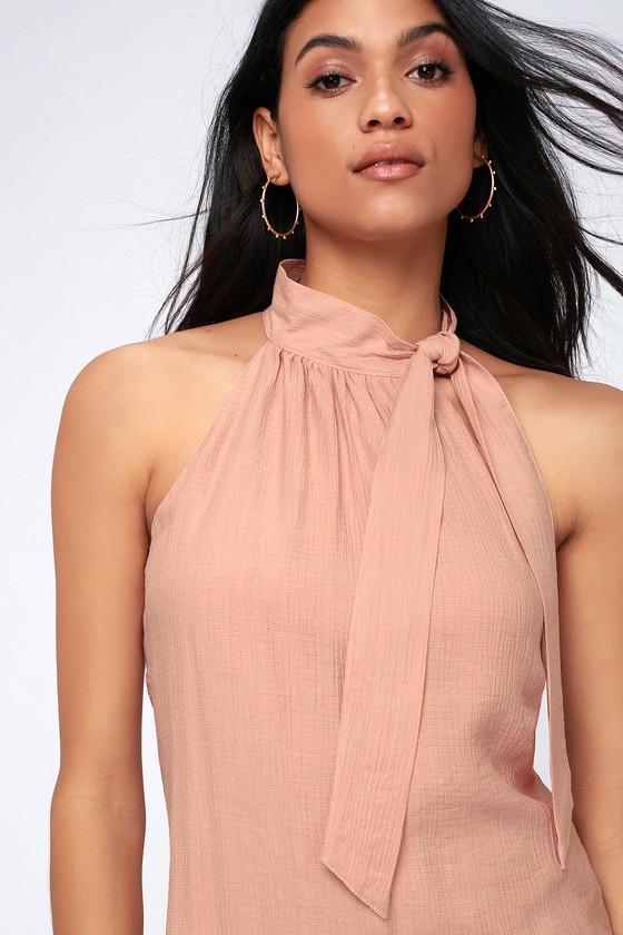 Cath Blush Pink Sleeveless Top | Lulus