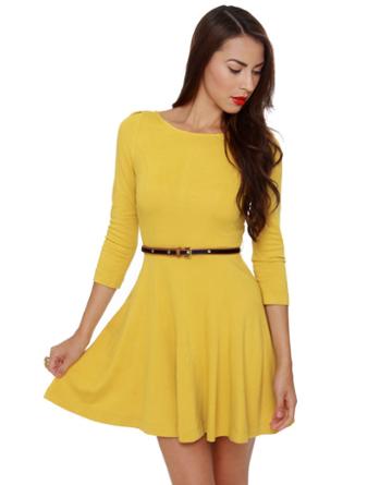 More Than It Seams Yellow Dress