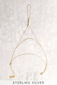 Lulus Share Your Secret Gold Hand Chain