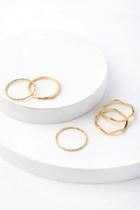 Flawless Finish Gold Ring Set | Lulus