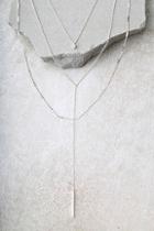 Lulus Photogenic Silver Layered Necklace