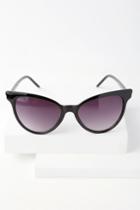 Girlie Black Cat-eye Sunglasses | Lulus