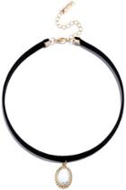 Lulus Guitar Solo Black And White Choker Necklace