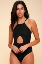 Tavik Lela Black Cutout One-piece Swimsuit | Lulus