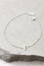 Lulus | Star Chaser Sterling Silver Moon Bracelet