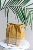 Frutta Mustard Yellow Suede Bucket Bag | Lulus