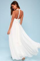 Magical Evening White Convertible Maxi Dress | Lulus