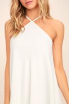 High Gear White Shift Dress | Lulus