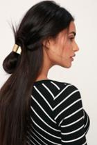 Amee Gold Ponytail Hair Clip | Lulus