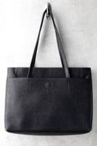 Lulus Can't Slow Down Black Tote