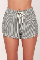 Billabong Road Trippin Black Striped Shorts | Lulus