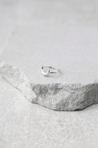 Lulus Crescent From Above Silver Ring