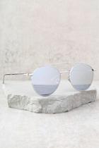 Perverse Elaine Silver Mirrored Sunglasses