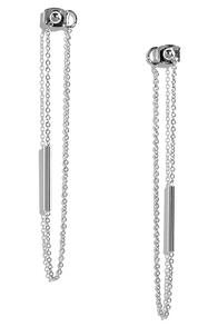 Lulus Look-see Silver Peekaboo Earrings