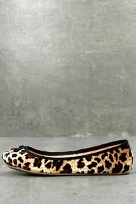Lfl Tinker Leopard Velvet Ballet Flats