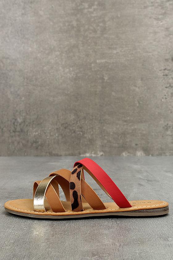 Bamboo | Angelique Leopard Print Sandal Heels | Size 6 | Brown | Vegan Friendly | Lulus