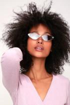 Bayside Clear Small Cat-eye Sunglasses | Lulus