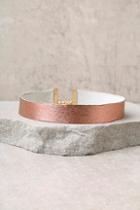 Frasier Sterling Born To Be Wild Rose Gold Choker Necklace