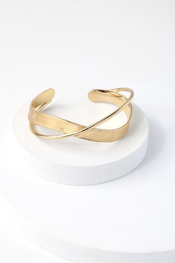 Lulus - Prosperity Gold Cuff Bracelet