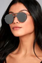 Spitfire Sunglasses | Spitfire Algorithm Silver Mirrored Sunglasses | Lulus
