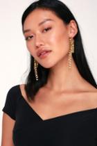 Serefina Alder Gold Earrings | Lulus