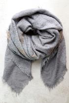 Lulus Forest Route Grey Plaid Scarf