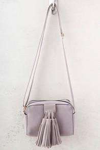 Lulus Affogato Grey Mini Purse