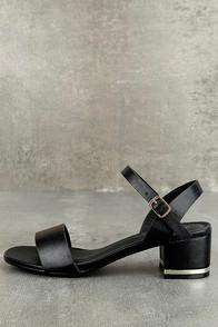 Jacobies Lila Grace Black High Heel Sandals