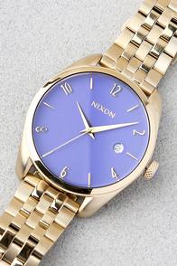 Nixon Bullet Light Gold And Lavender Watch