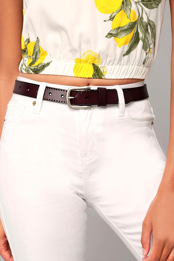 Lulus | In The Loop Brown Belt