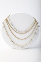 Believe In Magic Gold And Grey Beaded Layered Necklace | Lulus