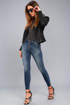 Pistola Naomi Medium Wash Mid-rise Jeans | Lulus