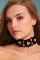 Vanessa Mooney | Kentucky Black Lace Choker Necklace | Lulus