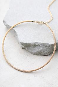 Tranloev Simply Me Gold Choker Necklace