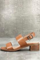 Seychelles Gallivant Whiskey Brown High Heel Sandals