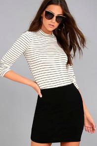 Lulus I Love It Black Mini Skirt