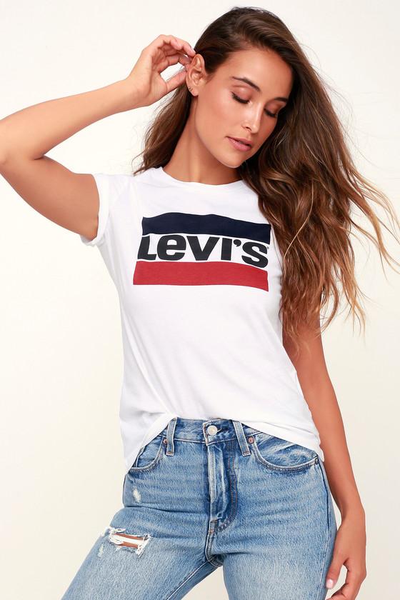 Levi's The Perfect Tee White Tee | Lulus