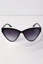 Kalena Black Cat-eye Sunglasses | Lulus