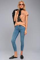 Free People | Reagan Light Wash Skinny Jeans | Size 25 | Blue | Lulus