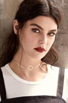 8 Other Reasons Ring Of Fire Gold Choker Necklace | Lulus