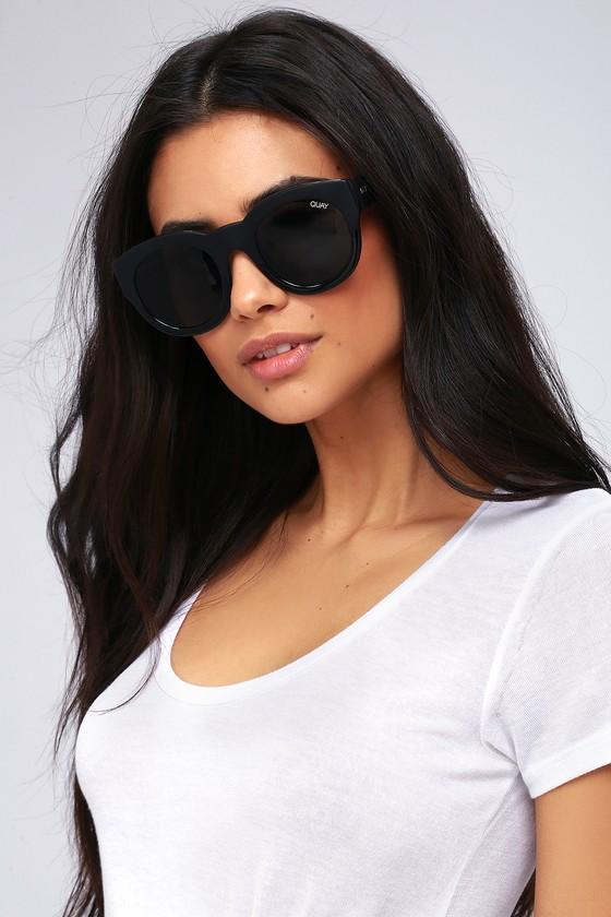 Quay If Only Black Sunglasses | Lulus