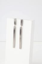 Cupertino Brushed Silver Earrings | Lulus